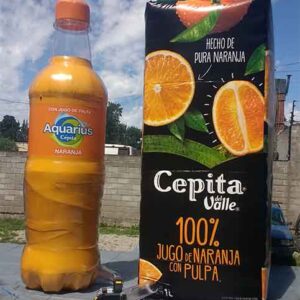 Botella Aquarius Naranja - Imagen 2