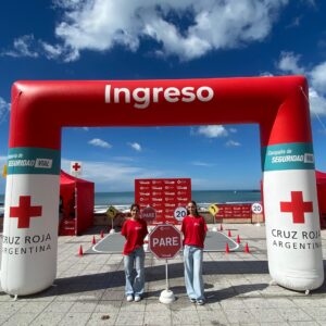 Arco Rectangular Cruz Roja - Imagen 1